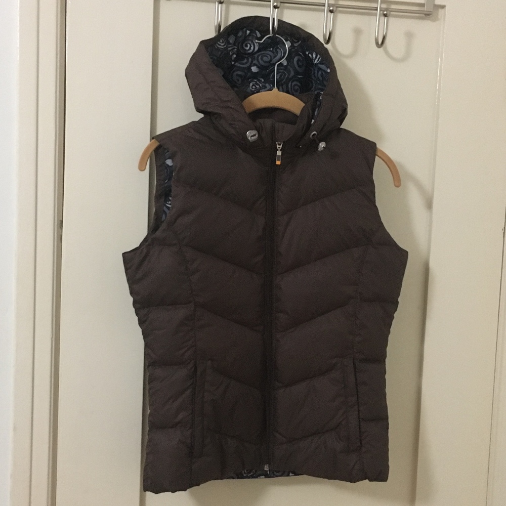 LUCY Activewear Down Vest with Hood Size XS